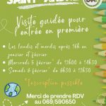 Inscriptions en première et visites guidées