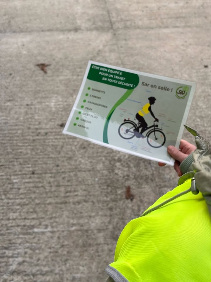 Sensibilisation à la sécurité à vélo à l'école