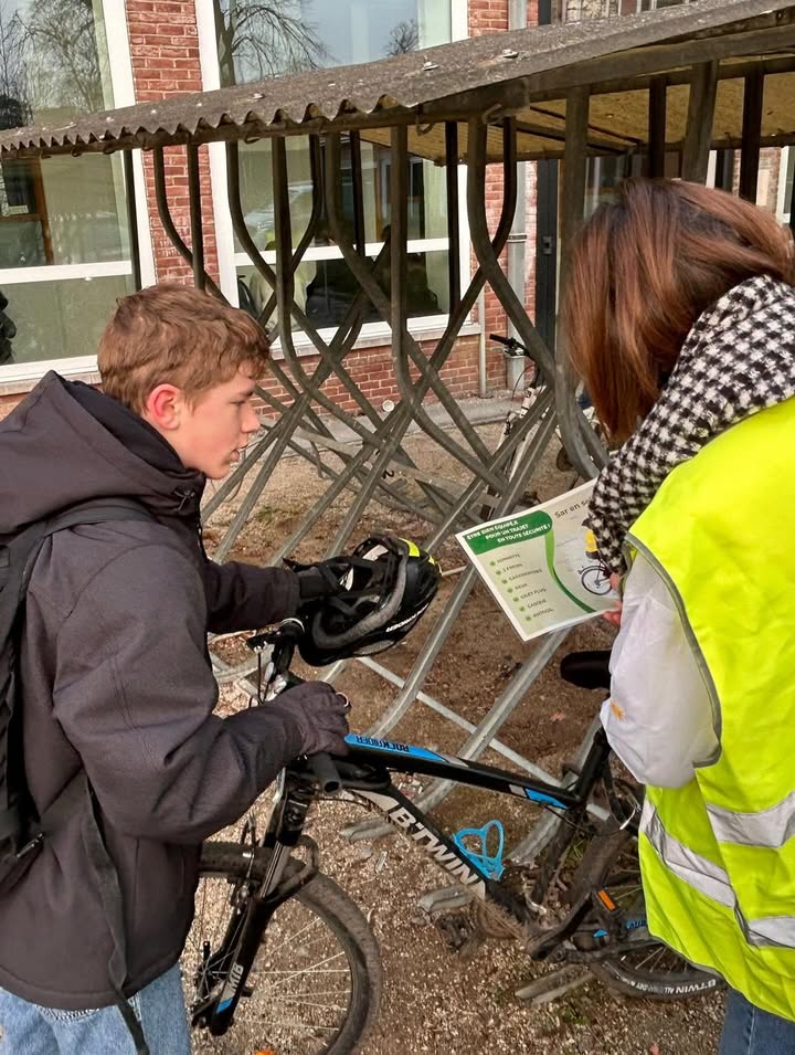 Sensibilisation à la sécurité à vélo à l'école