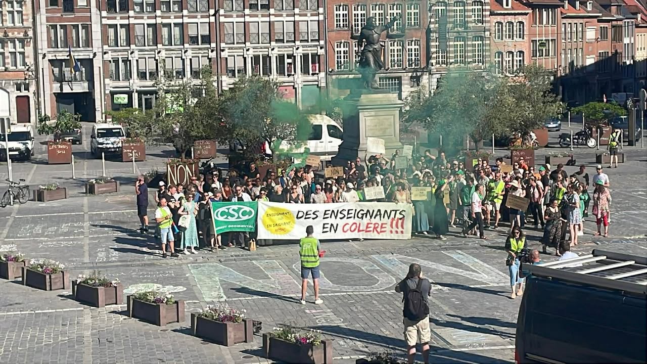 Mobilisation de l'enseignement : Révolution des craies