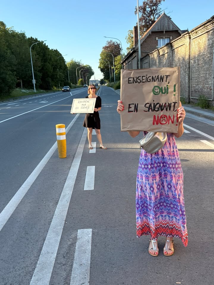 Mobilisation de l'enseignement : Révolution des craies