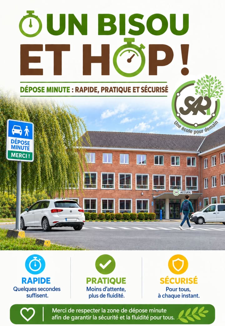 Utilisez le dépose-minute pour plus de sécurité