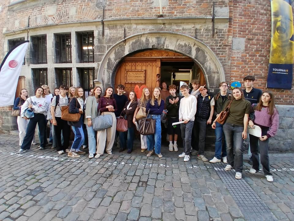 Échange linguistique avec Avelgem : journée 1 à Tournai