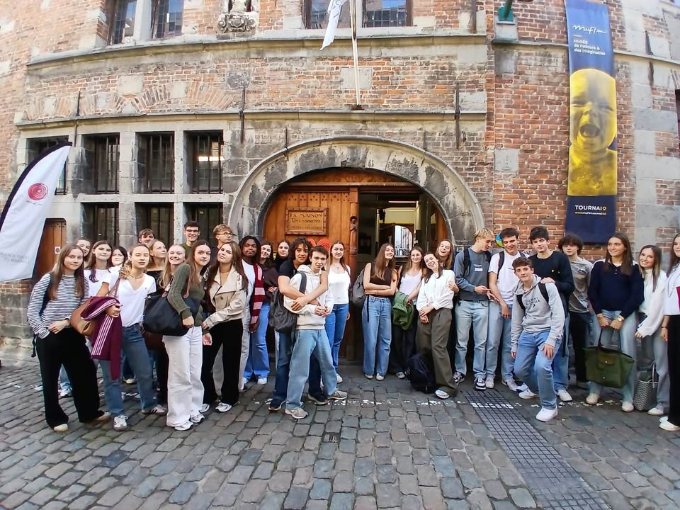 Échange linguistique avec Avelgem : journée 1 à Tournai
