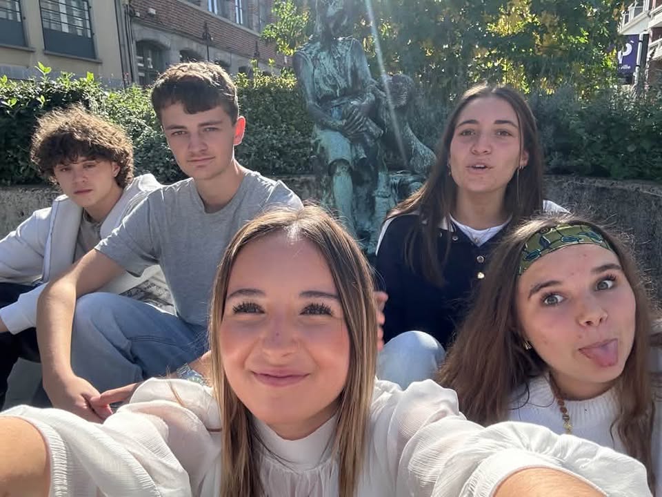 Échange linguistique avec Avelgem : journée 1 à Tournai